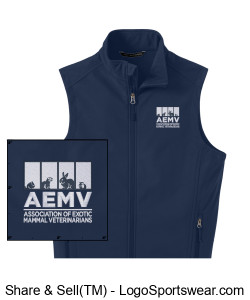 Port Authority Men's Core Soft Shell Vest Design Zoom